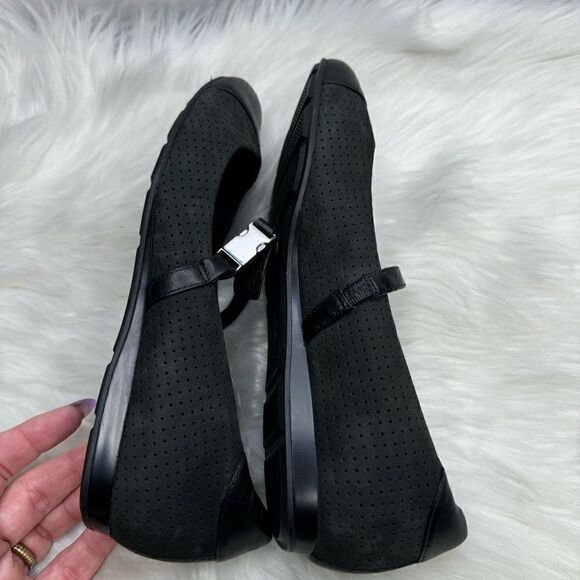 Cole Haan Air Mary Jane Suede Leather Flats 7.5 - Picture 6 of 7